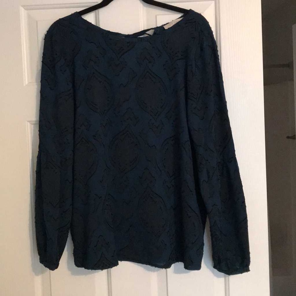 Elegant Blue Women's Top